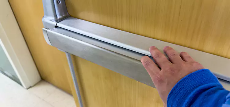 Installing a Push Bar on a Door Morgantown